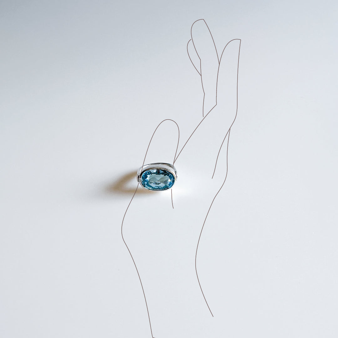 Blue Topaz Ring
