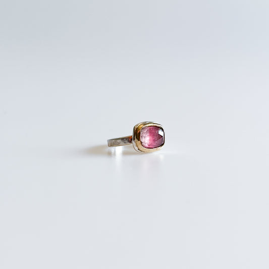 Watermelon Tourmaline Ring