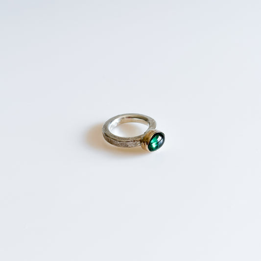 Tourmaline and Gold Ring