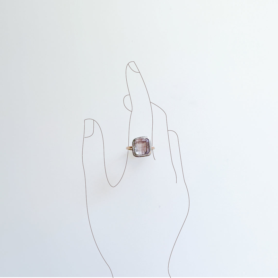 Kunzite Ring